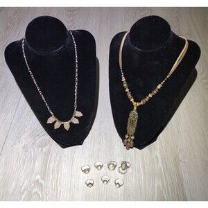 NECKLACE's(2)  & Ring(8) Bundle